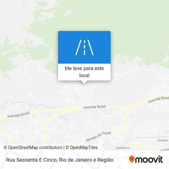 Rua Sessenta E Cinco mapa