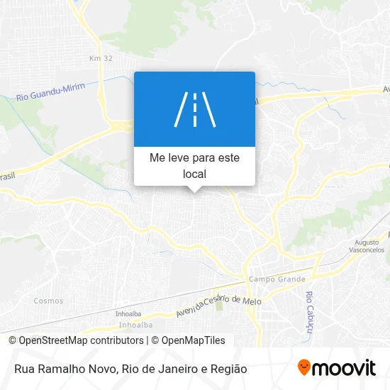 Rua Ramalho Novo mapa