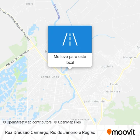 Rua Drausao Camargo mapa
