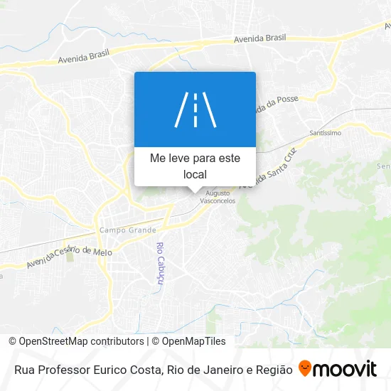Rua Professor Eurico Costa mapa
