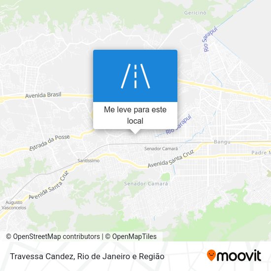 Travessa Candez mapa