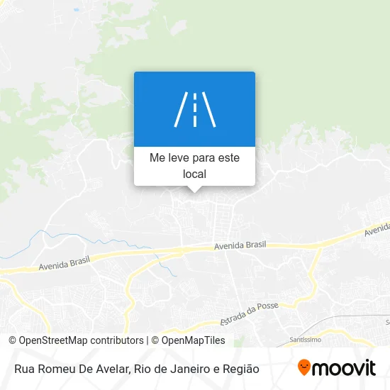 Rua Romeu De Avelar mapa