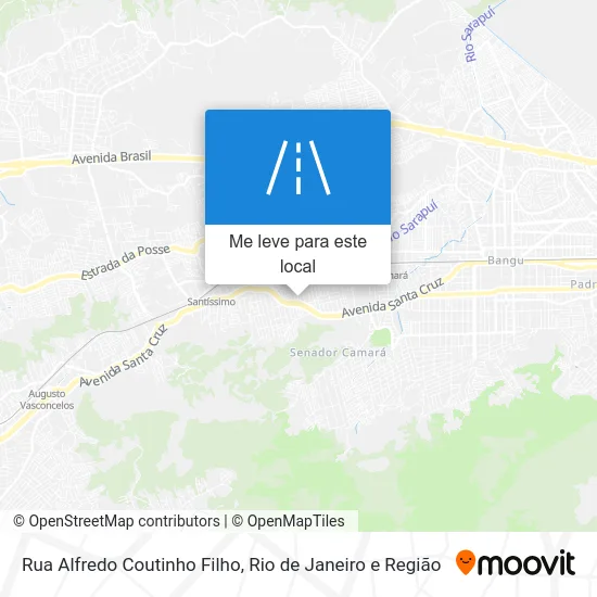 Rua Alfredo Coutinho Filho mapa