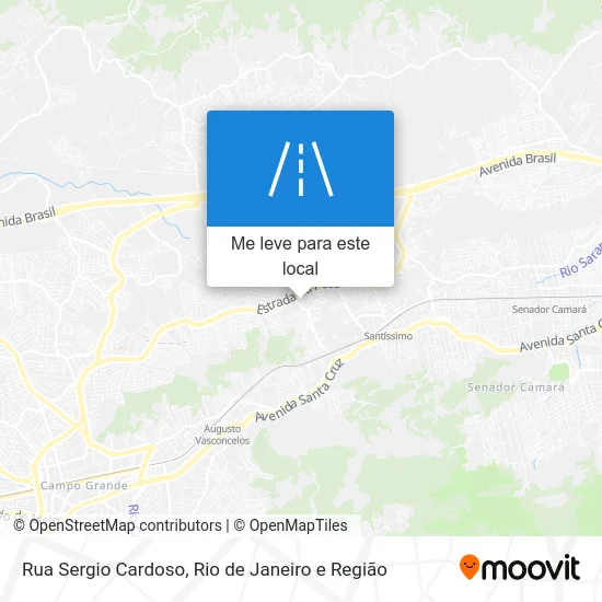 Rua Sergio Cardoso mapa