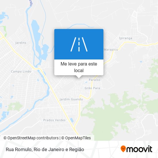 Rua Romulo mapa