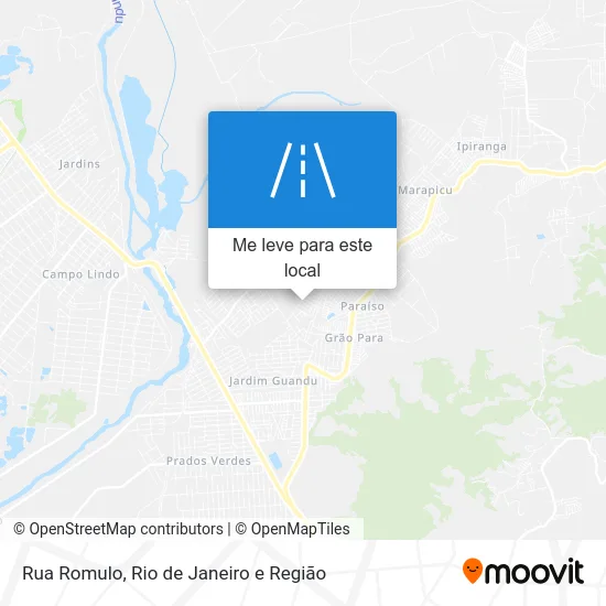 Rua Romulo mapa
