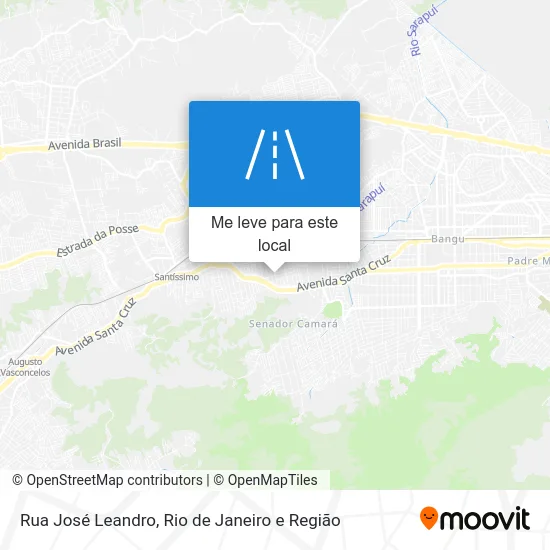 Rua José Leandro mapa