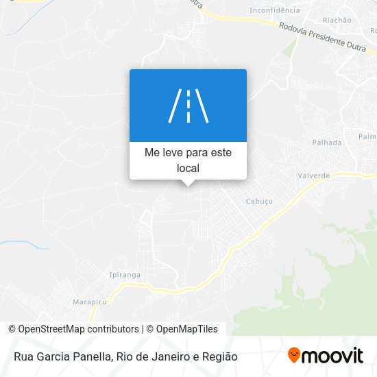 Rua Garcia Panella mapa