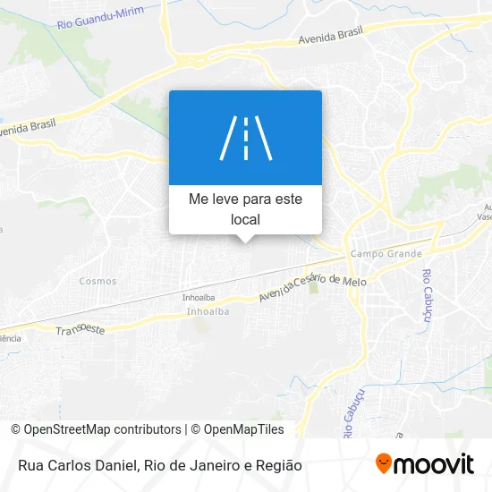 Rua Carlos Daniel mapa