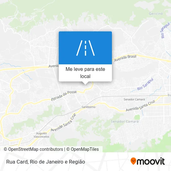 Rua Card mapa
