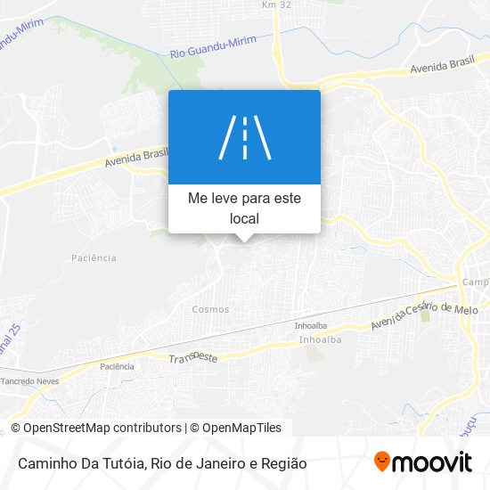 Caminho Da Tutóia mapa