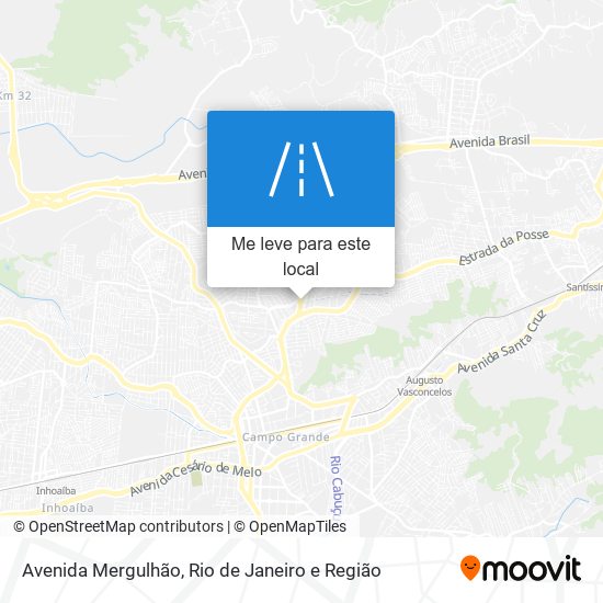 Avenida Mergulhão mapa
