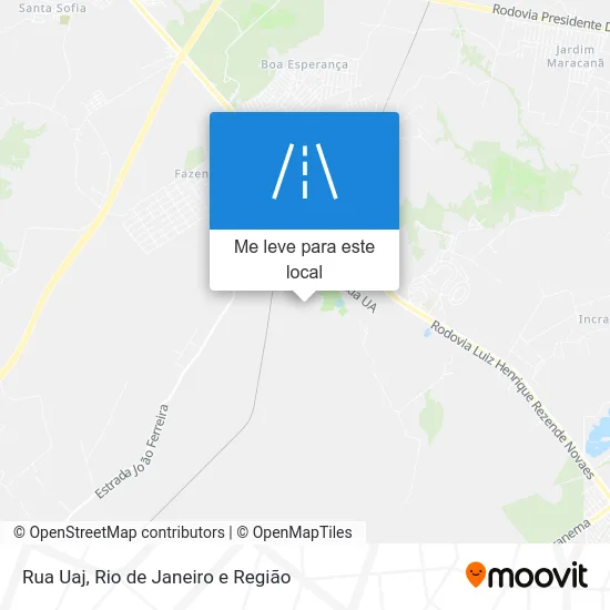 Rua Uaj mapa