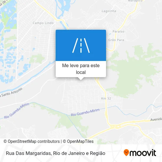 Rua Das Margaridas mapa