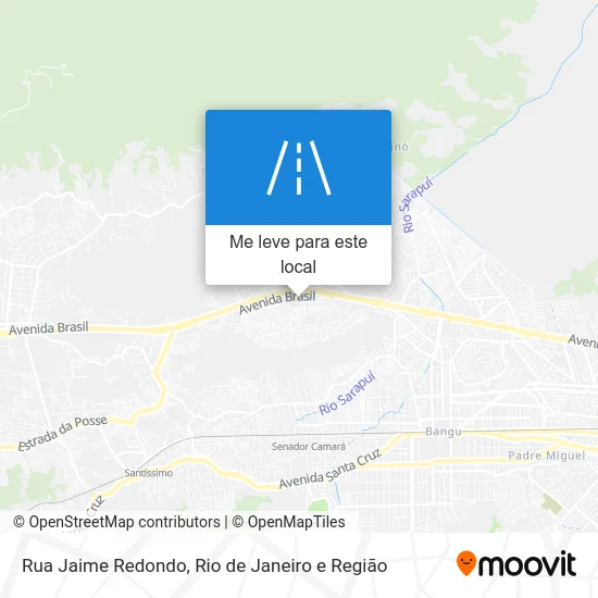 Rua Jaime Redondo mapa