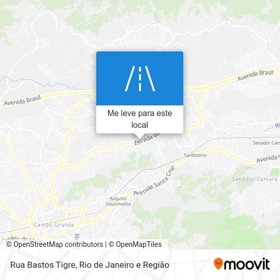 Rua Bastos Tigre mapa