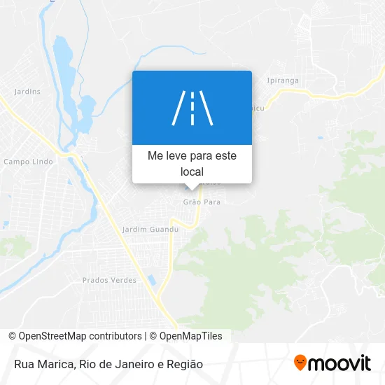 Rua Marica mapa