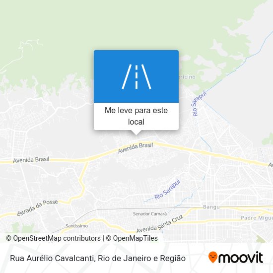 Rua Aurélio Cavalcanti mapa