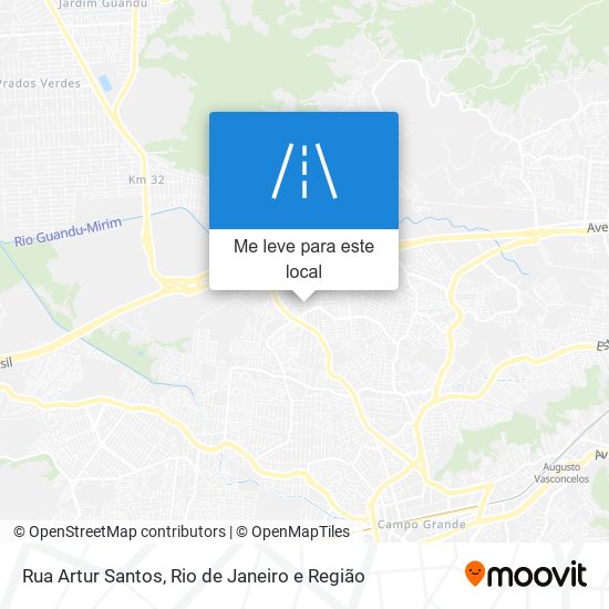 Rua Artur Santos mapa