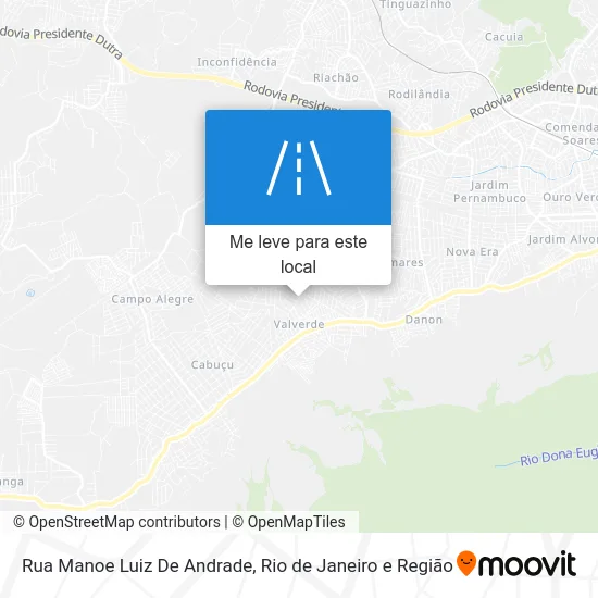 Rua Manoe Luiz De Andrade mapa