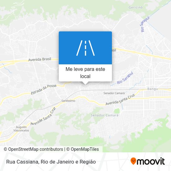 Rua Cassiana mapa