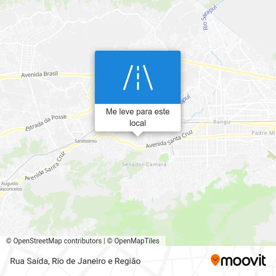 Rua Saída mapa