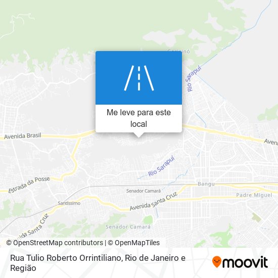 Rua Tulio Roberto Orrintiliano mapa