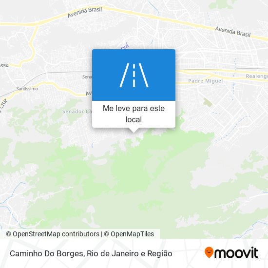 Caminho Do Borges mapa