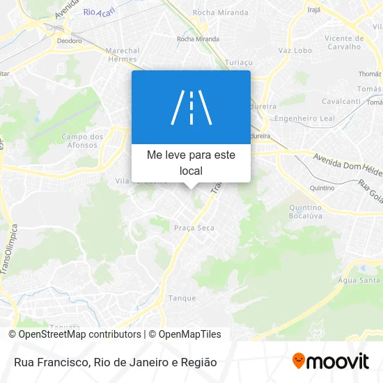 Rua Francisco mapa