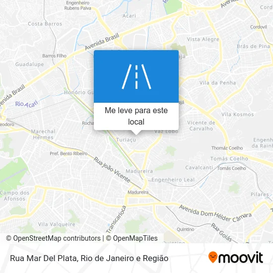 Rua Mar Del Plata mapa