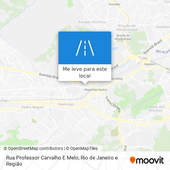 Rua Professor Carvalho E Melo mapa