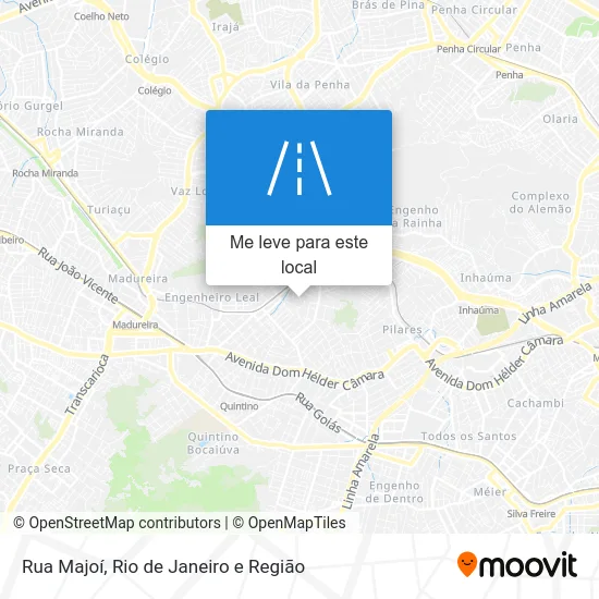 Rua Majoí mapa