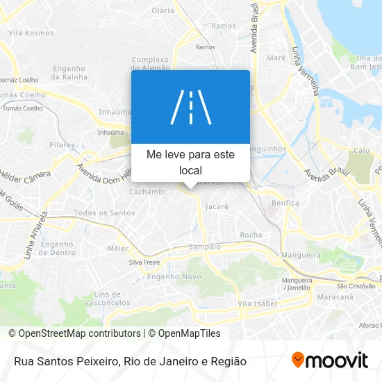 Rua Santos Peixeiro mapa