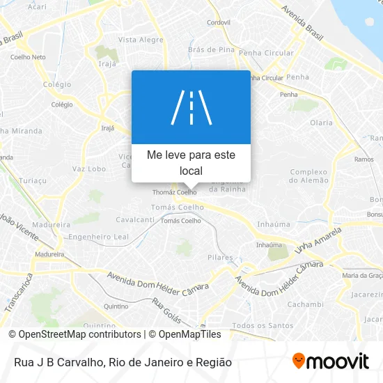 Rua J B Carvalho mapa