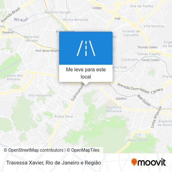 Travessa Xavier mapa