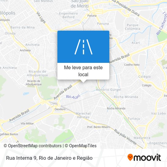 Rua Interna 9 mapa