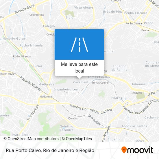 Rua Porto Calvo mapa