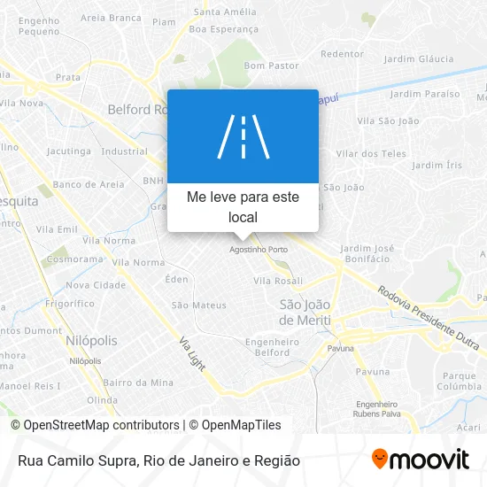 Rua Camilo Supra mapa
