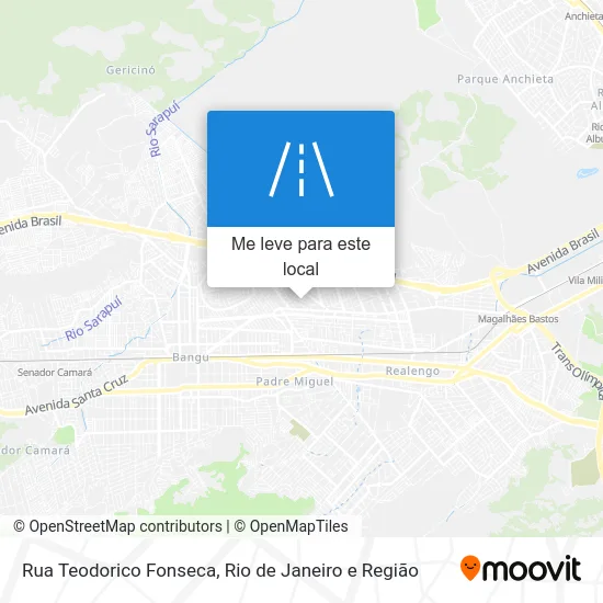 Rua Teodorico Fonseca mapa