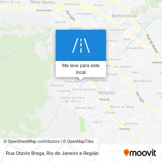 Rua Otavio Braga mapa