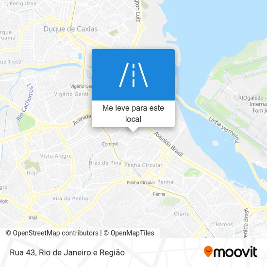Rua 43 mapa