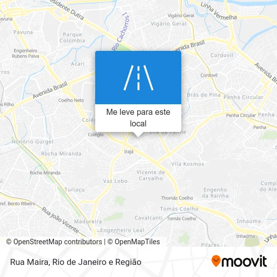 Rua Maira mapa