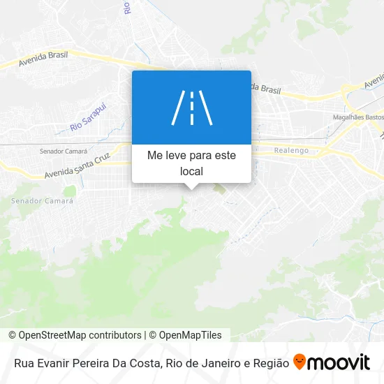 Rua Evanir Pereira Da Costa mapa