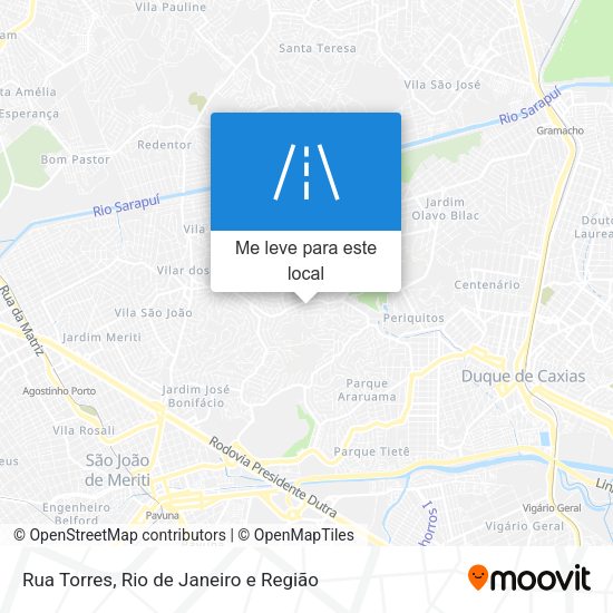 Rua Torres mapa