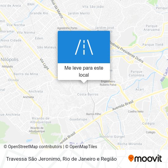 Travessa Sāo Jeronimo mapa