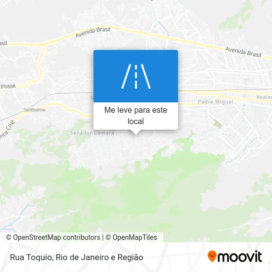 Rua Toquio mapa