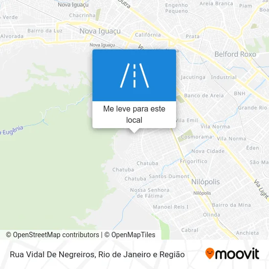 Rua Vidal De Negreiros mapa