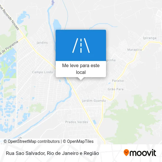 Rua Sao Salvador mapa