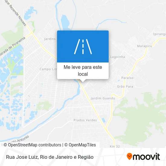 Rua Jose Luiz mapa