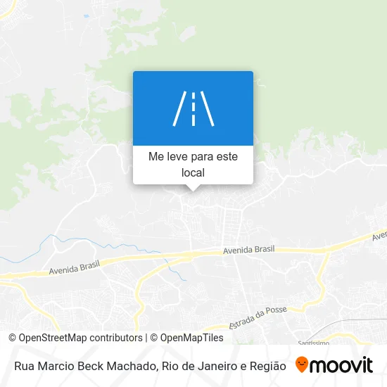 Rua Marcio Beck Machado mapa
